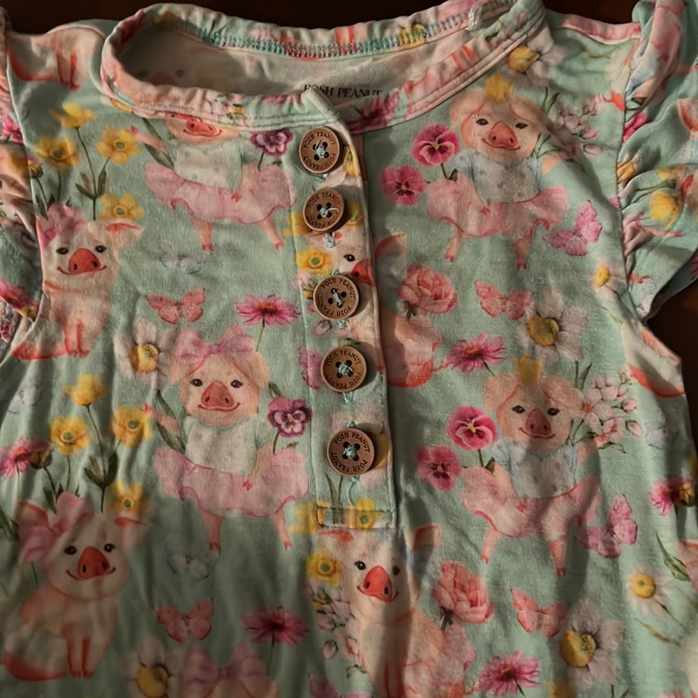 Posh peanut piglet romper